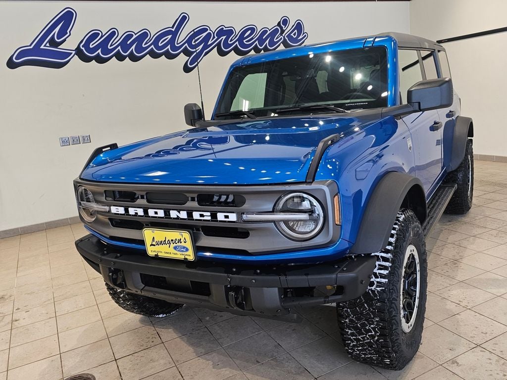 2024 Ford Bronco Big Bend in Velocity Blue Metallic — front three-quarter view