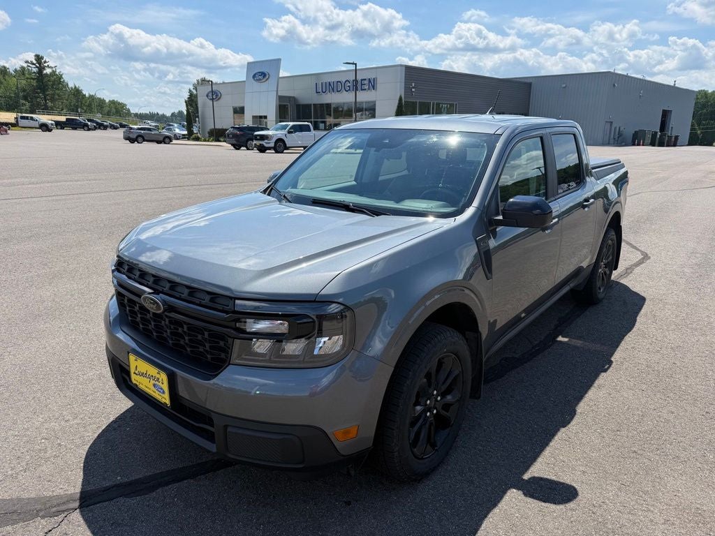 2024 Ford Maverick XLT in Gray Metallic — front three-quarter view