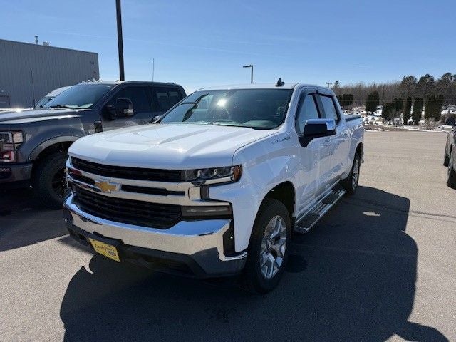 2020 Chevrolet Silverado 1500 LT in Summit White — front three-quarter view