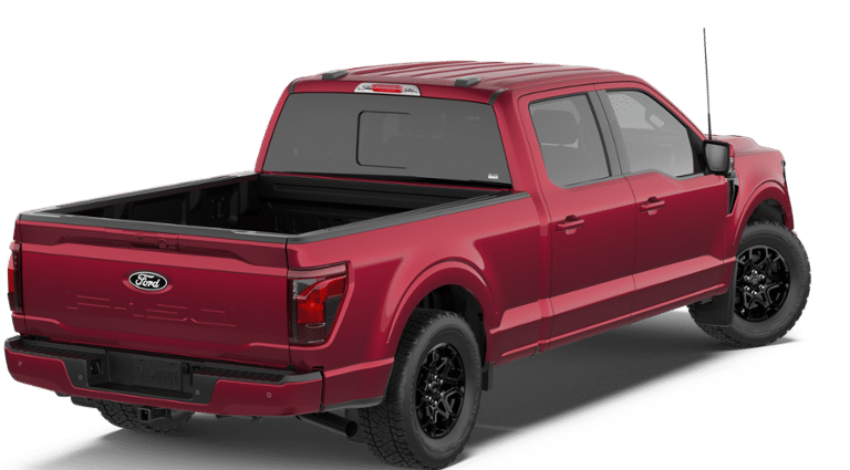 2026 Ford F-150 — rear three-quarter view
